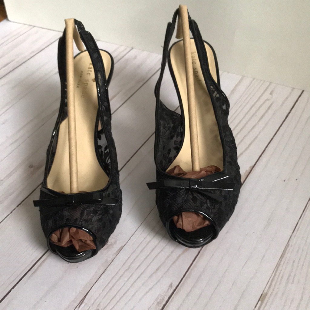 Kate Spade Peep Toe Sling Back Heels, Size 7